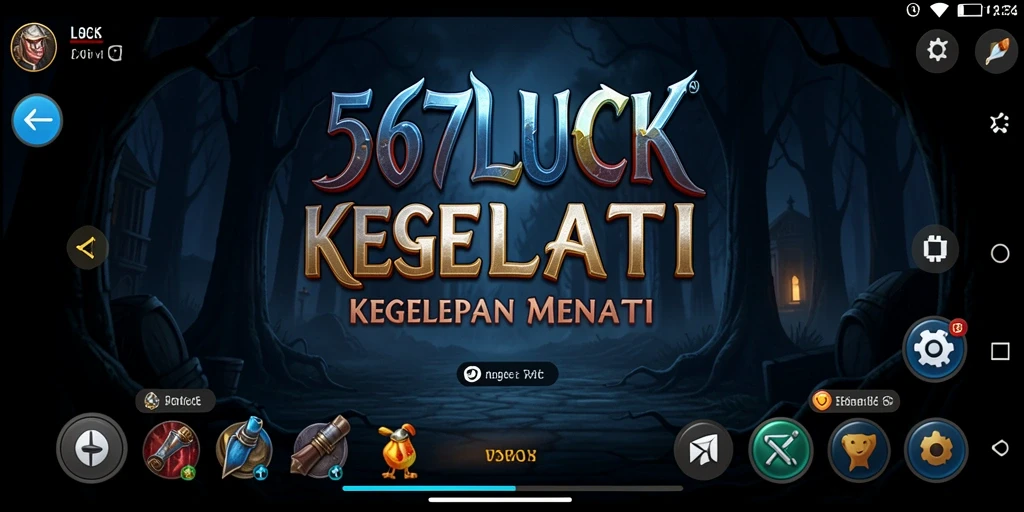 Tampilan gameplay yang menegangkan di 567LUCK saat menyusuri kegelapan.