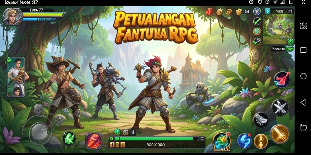 Gameplay EMON77 yang memukau di dunia RPG yang fantastis.