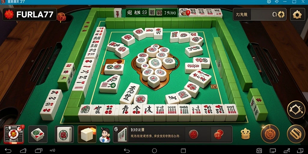 Tampilan gameplay menarik dari FURLA77 yang menunjukkan berbagai tantangan permainan Mahjong.