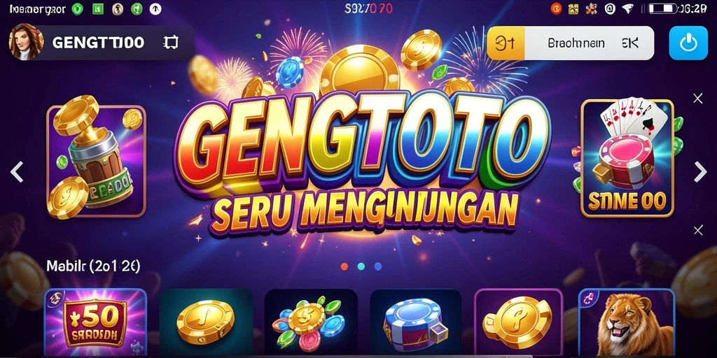 Tampilan gameplay GENGTOTO yang mengasyikkan dan penuh warna.
