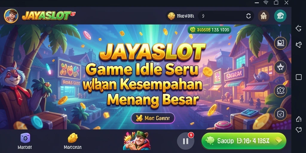Tampilan gameplay JAYASLOT yang menarik dan penuh warna.