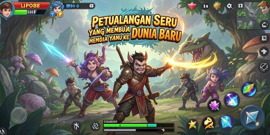 Gameplay LPO88 yang menakjubkan saat menjelajahi dunia petualangan.