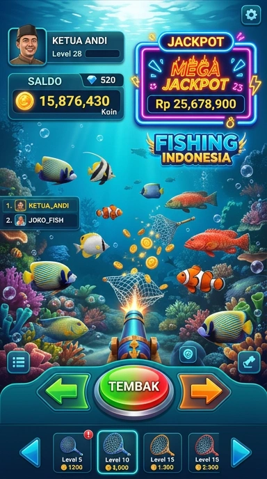Antarmuka Ketua yang sederhana dan mudah dipahami.